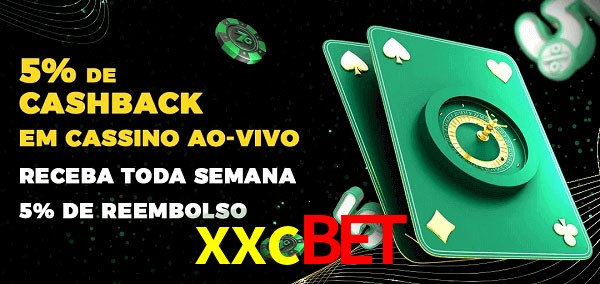 Promoções do cassino ao Vivo xxcbet